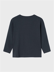 NAME IT Bluse Med Sommerfugl Rosalin Dark Sapphire